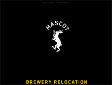 Tablet Screenshot of mascotbrewery.com